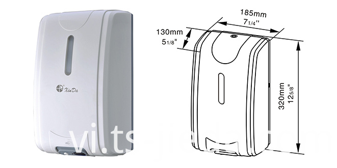 Bộ khử trùng vệ sinh với cảm biến không chạm Sanitation Dispenser with Touch free sensor
